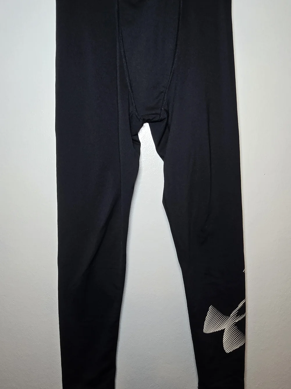 Under Armour Cold Gear Base Layer Boys Youth Medium Athletic Leggings Black